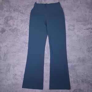 NIKE Yoga Dri-FIT‎ Luxe Flared Training Pants Womens Sz MEDIUM Deep Jungle Green